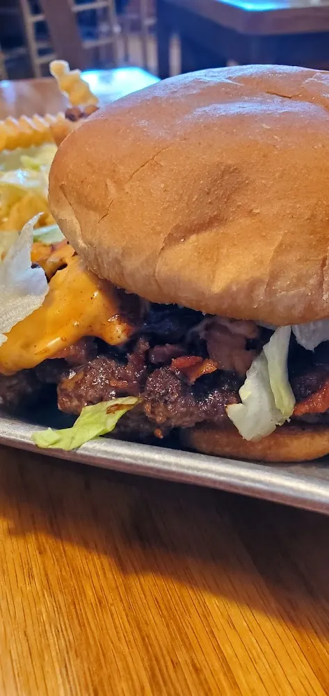 Bacon Bourbon Cheeseburger