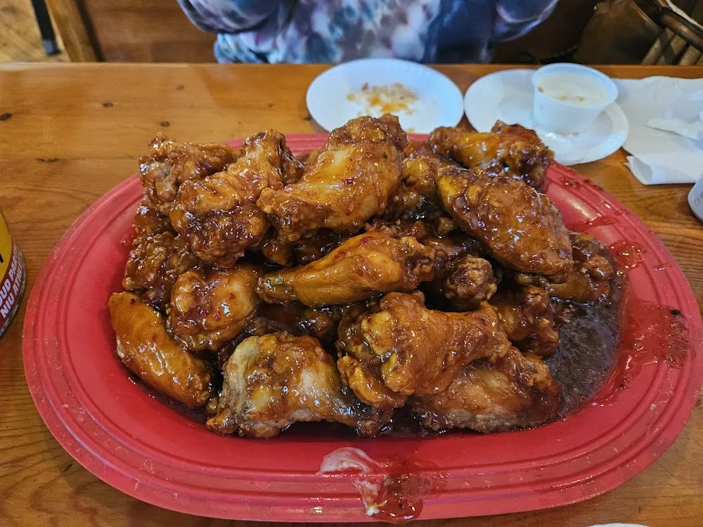 Sweet Hot Chicken Wings